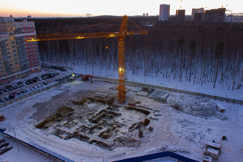 Академический район Екатеринбург Ход строительства детского сада в 7 квартале