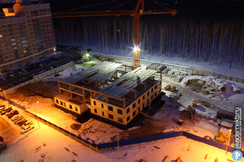 Академический район Екатеринбург Ход строительства детского сада в 7 квартале