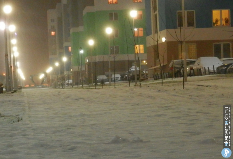 Академический район Екатеринбург Последствия снегопада в Академическом
