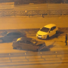 BMW снесла несколько припаркованных вдоль Павла Шаманова автомобилей