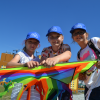 Небо Преображенского парка украсили разноцветные воздушные змеи