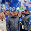 Мир! Труд! Май! Жители Академического приняли участие в праздничном митинге