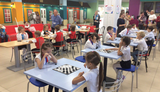 В районе прошёл осенний этап турнира по шашкам среди дошкольников