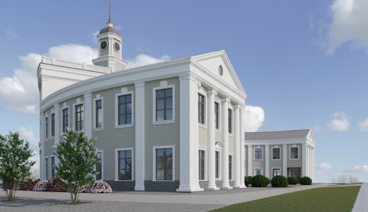 Губернатору презентовали новый проект здания администрации Академического района