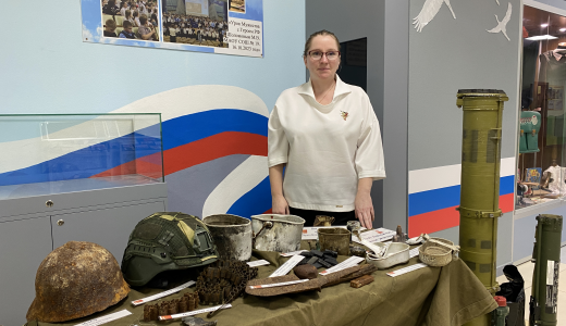 Чтобы помнили: музей боевой славы школы №19 пополнился экспонатами с полей сражений