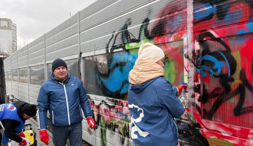 «Антивандальный» субботник прошёл на Широкой Речке