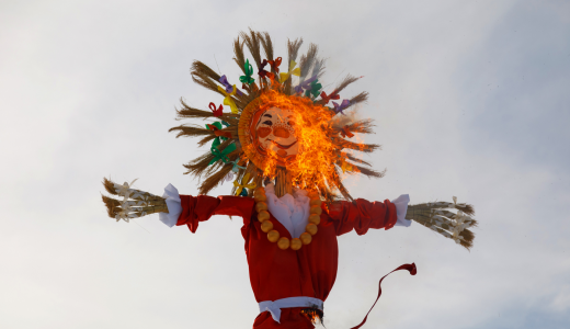 Тут жгут чучело, а не нервы