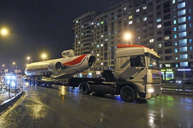Самолёт Як-40 прибыл в Академический