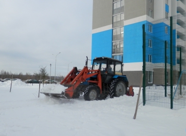 УК «Академический» отчиталась о проделанной работе по уборке снега
