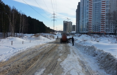 Жители района сами взялись за очистку дорог от снега