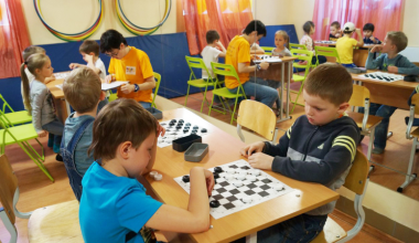 Третий турнир по шашкам среди дошколят