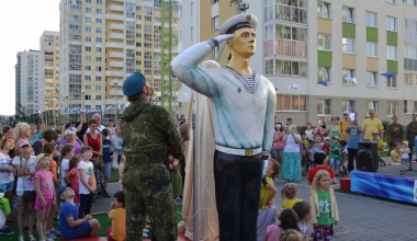 В районе откроют все пять фигур символа Вооруженных сил России