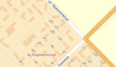 Академический на Яндекс.Картах
