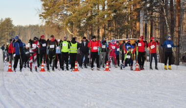 В лыжных гонках второго этапа зимней спартакиады вновь участвовали более 100 человек