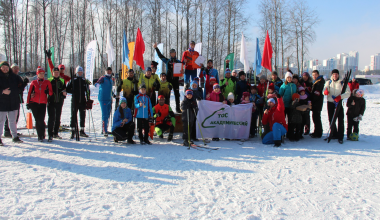 ТОС «Академический» завершил зимнюю спартакиаду лыжной гонкой