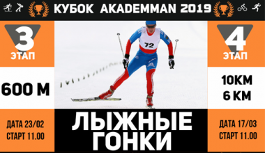 Лыжная гонка в рамках четвёртого этапа «AkademMan» уже в это воскресенье