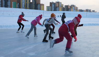 В день открытия зимней спартакиады пройдёт гонка на коньках