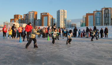 Районная спартакиада стартовала соревнованиями на коньках среди любителей и профессионалов