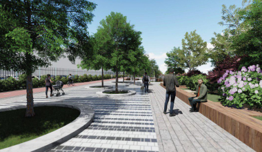 Площадка для волейбола, скейт-парк и амфитеатр могут появиться на набережной в Академическом