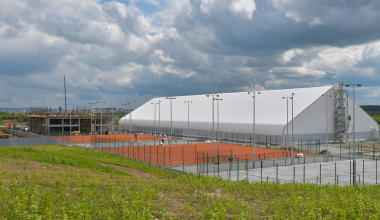 Экскурсия в строящуюся в Преображенском парке Теннисную Академию