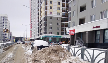Уборка снега в Академическом: справились за 4 дня