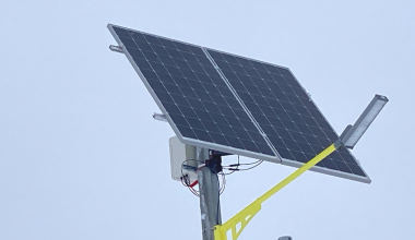В Преображенском парке устанавливают фонари с солнечными батареями