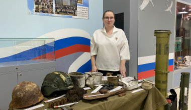 Чтобы помнили: музей боевой славы школы №19 пополнился экспонатами с полей сражений