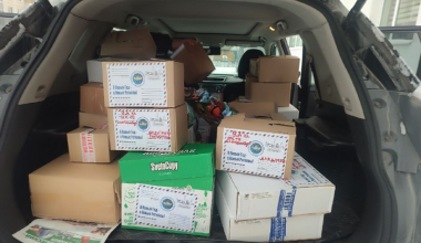 Школьники Академического собрали подарки для детей из прифронтовых городов