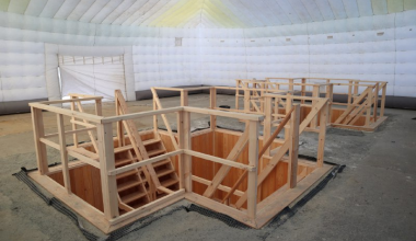 Для Крещенских купаний в Академическом обустроили две купели