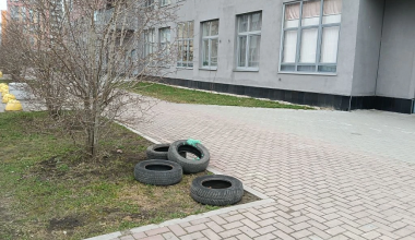 Управляющая компания отправила на утилизацию сотни автомобильных покрышек